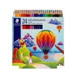 مدادرنگی24رنگ جعبه مقوایی سافت استدلرکد143 C24 LI