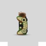قمقمه سیلیکونی دسته بازی  psیک اسکول فنز کد9345-1