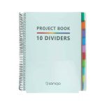 دفتر200برگ سیمی رحلی جلد طلق لانگو سری پروژه PROJECT BOOK