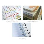 دفتر 40 برگ سه خط سیمی مجلد  الند کد ENG40-3L