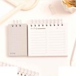 دفتریادداشت تودولیست (کاغذ سفید) 2تکه 210*110  برگ سری پیور بیوتی کد71516