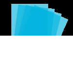 طلق A4آبی