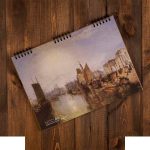 دفترطراحی 40برگ سایزA4سیمی یک روسخت رمانتیک برگ سری راندو کد72151