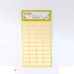 برچسب دورسفیدسایز10*20میلیمتر4برگی لانگوکدK-444