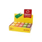 پاک کن رنگی کلاسیک20عددی بزرگ الیپون کد8191001