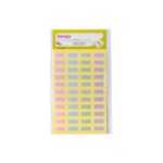 برچسب پاستلی سایز20*10میلیمتر4برگی لانگوکدK-444 یا کد055