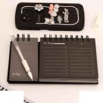 دفتریادداشت تودولیست (کاغذ مشکی) 2تکه 210*110  برگ سری پیور بیوتی کد70705