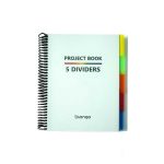 دفتر100برگ سیمی وزیری جلد طلق لانگو سری پروژه PROJECT BOOK