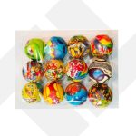 توپ اسفنجی 6 سانتی طرح کارتنی جور(12)(480)