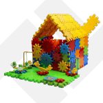 لگو چرخ دنده ای 7577 باطری خور (18)